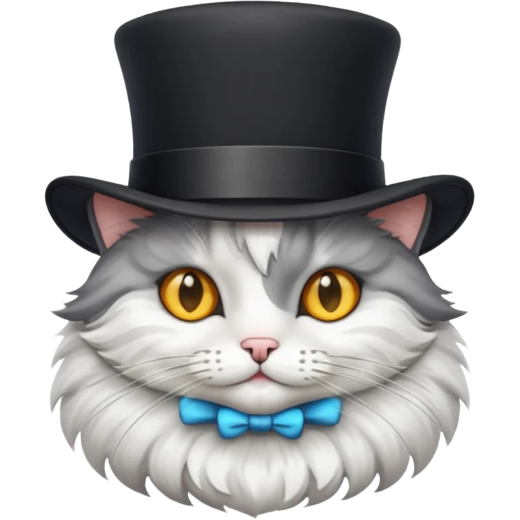 cat with a tophat emoji