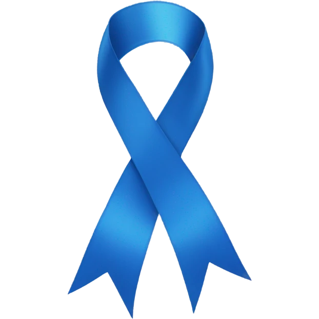  Blue ribbon emoji