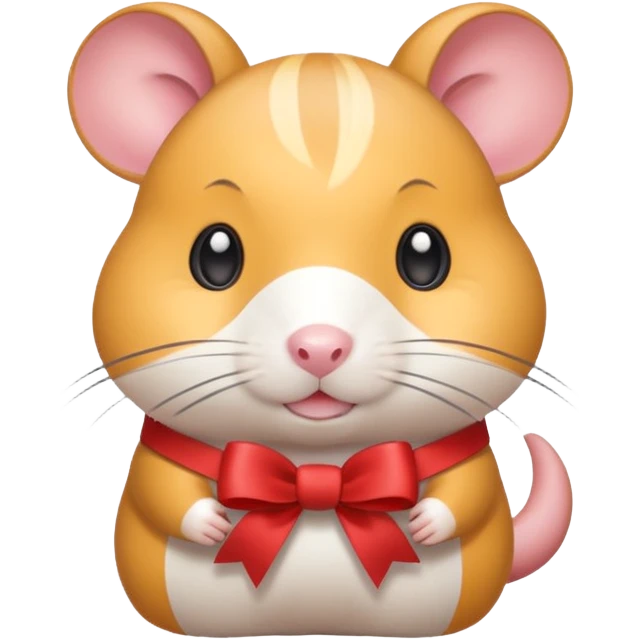 ribbon hamster emoji