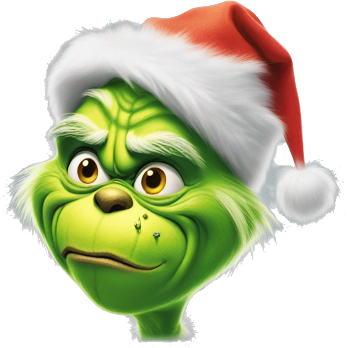 The grinch emoji
