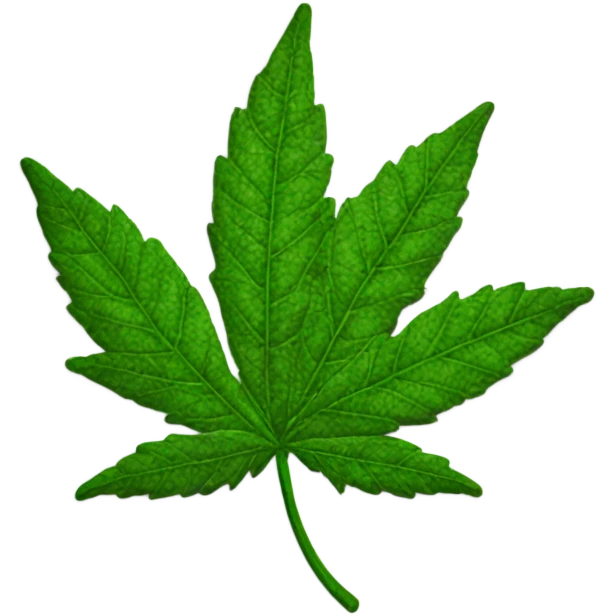 Weed leaf emoji