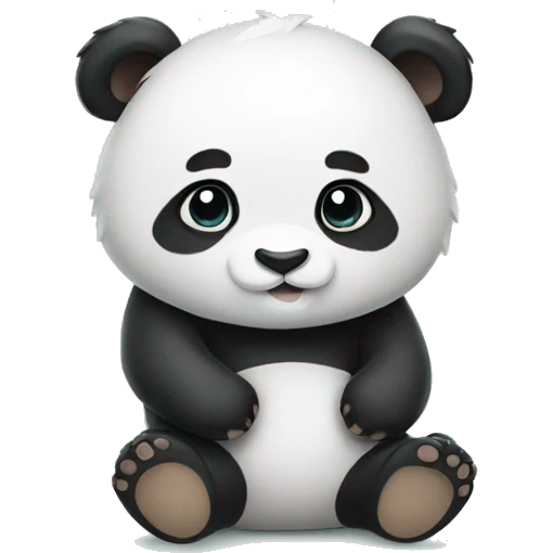 Cute panda emoji
