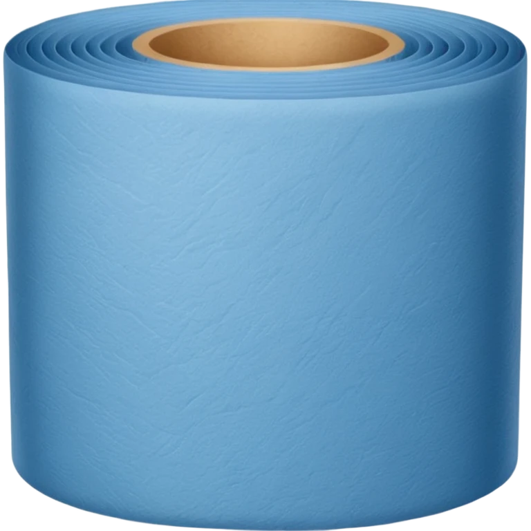 A roll of blue wallpaper  emoji