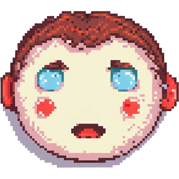 embarrassed face with red cheeks and wide open eyes emoji