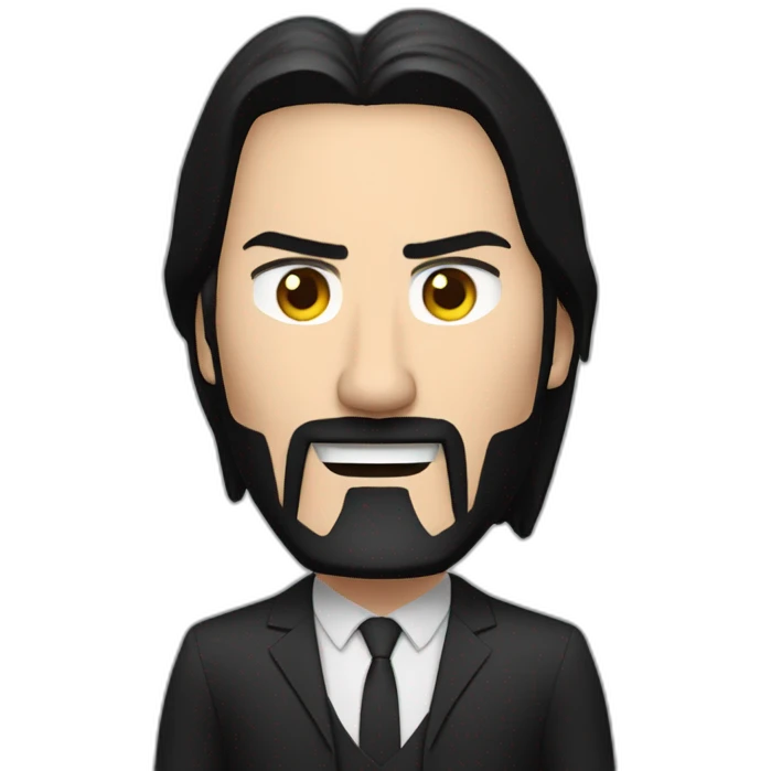 John Wick saying “de nada” emoji