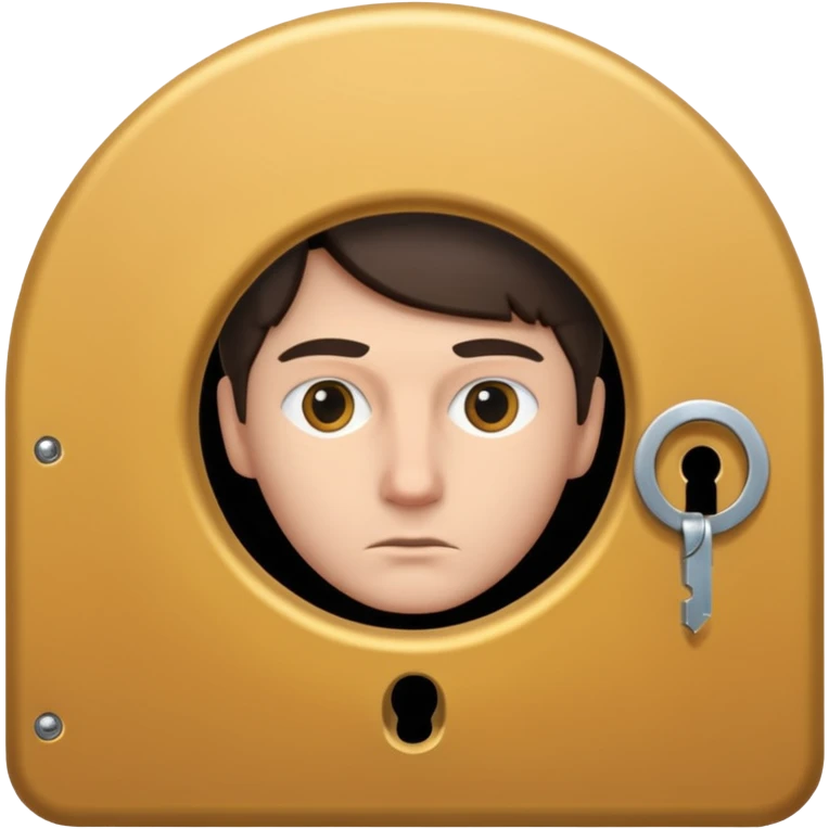 Spy Looking Through A Keyhole emoji