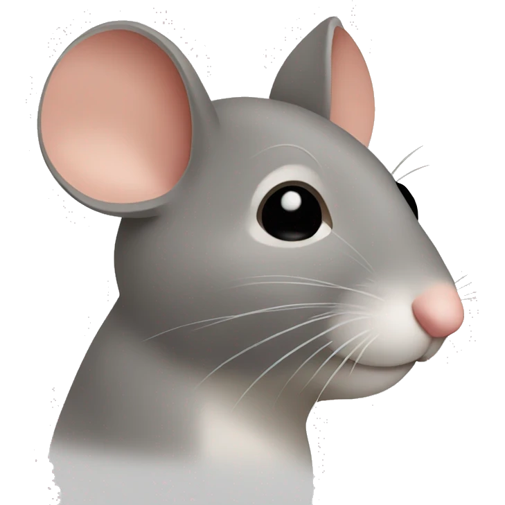 mouse side profile emoji
