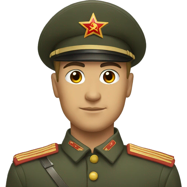 the USSR Soldier emoji