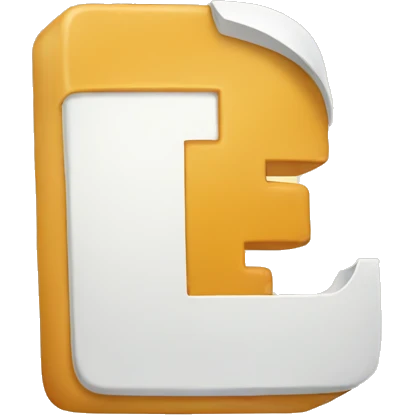letter E emoji