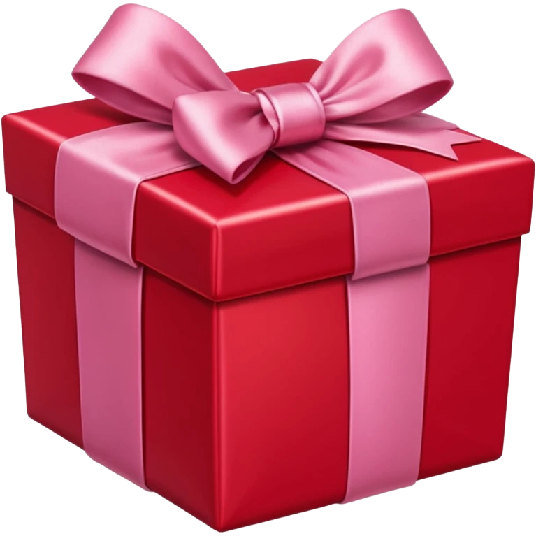 red gift box with pink bow emoji