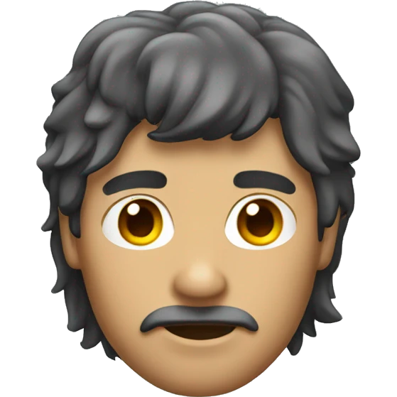 man with mullet hairstyle emoji