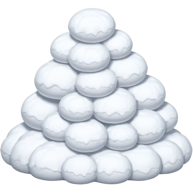  snow accumulate emoji