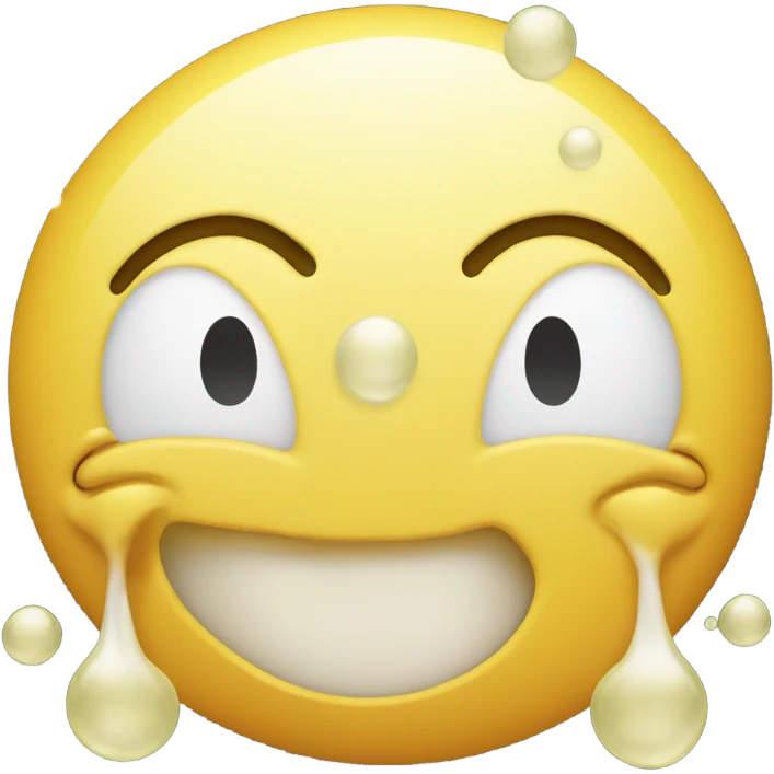 Regular smile emoji but it’s foaming at the mouth emoji