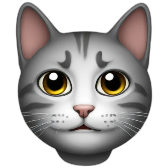 half dead cat emoji