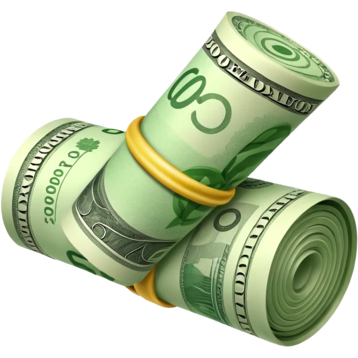 Money that is like a tube emoji