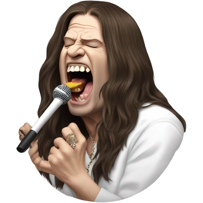 ozzy osbourne biting  emoji