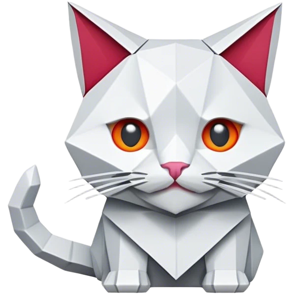 cat origami emoji
