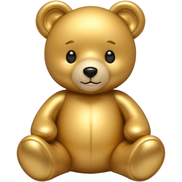 gold tedy bear emoji