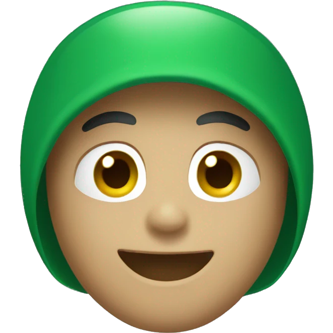 Green sport boo emoji