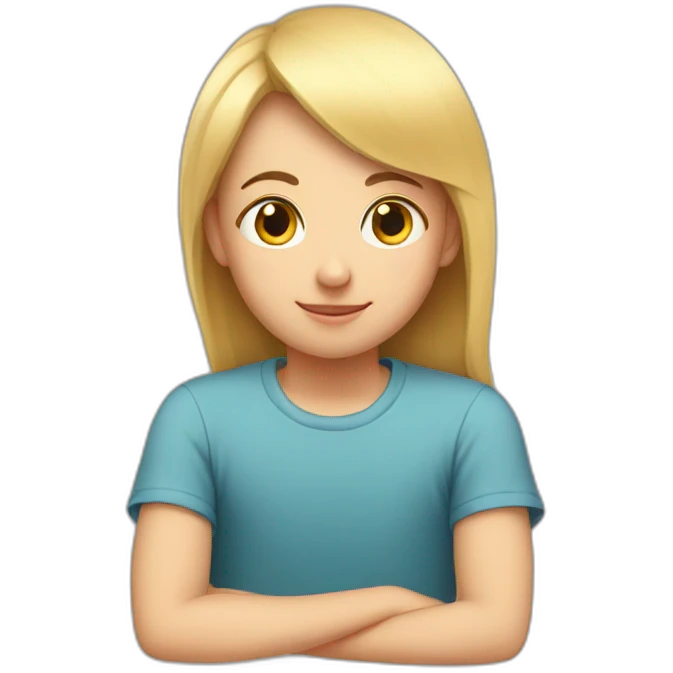 Boy put his head on girl lap emoji