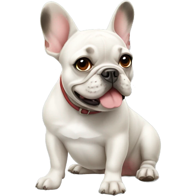 French bulldog  emoji