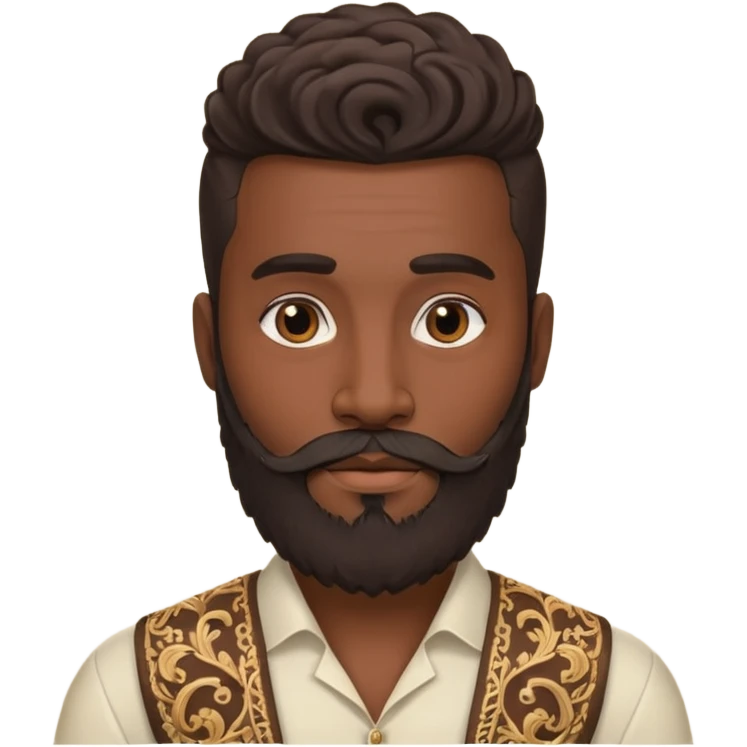 exotic beard emoji