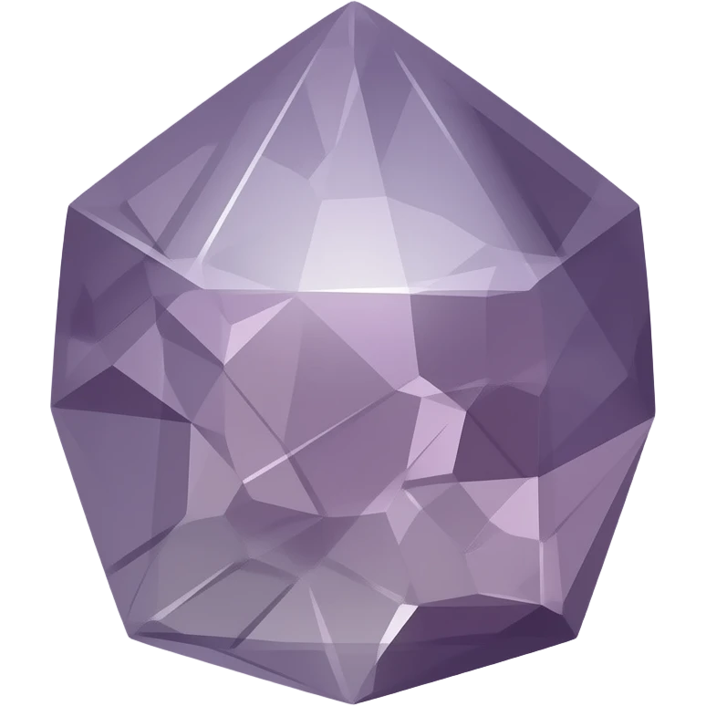 Mauve Raw crystal emoji