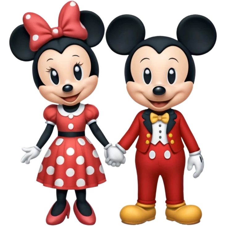 Minnie and Mickey Mouse emoji