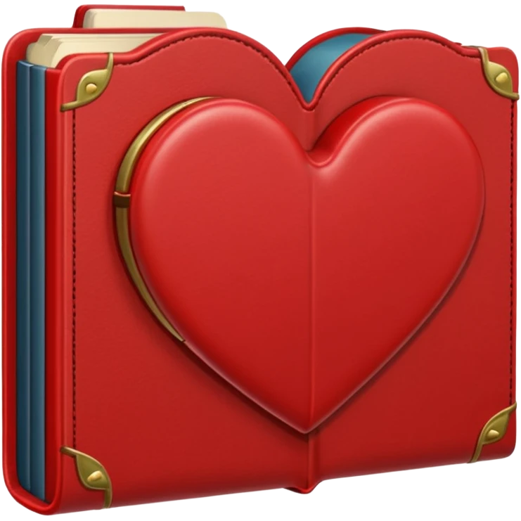 heart-shaped book emoji