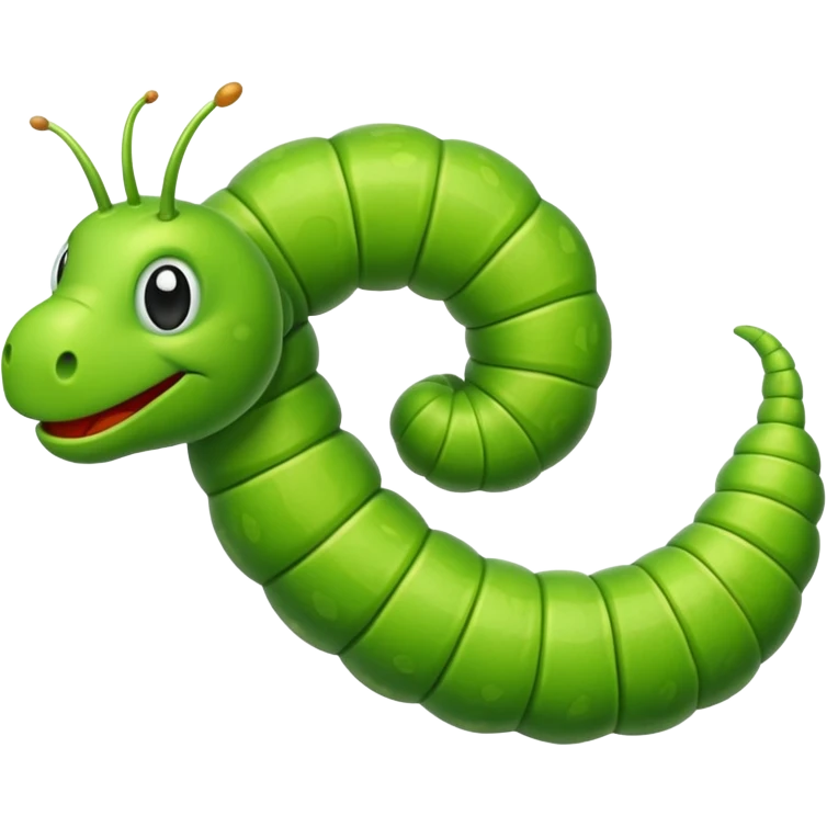 Inchworm emoji