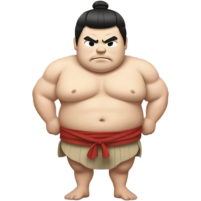 Sumo wrestler emoji