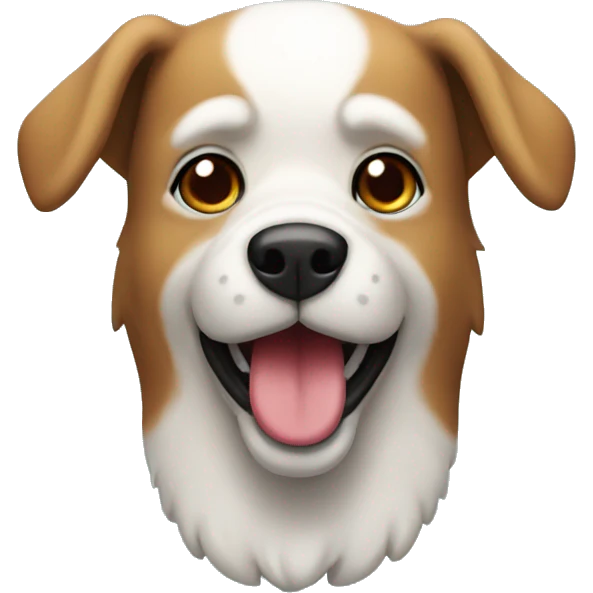 Perro santa emoji