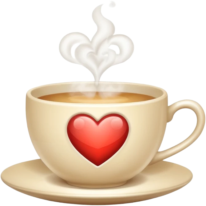 🌿 3. Chill Break

Ідея: чашка чаю з парою, що утворює форму сердечка.
Відчуття: “Кава-брейк після продуктивного ранку.”
Ключові елементи: біла чашка з теплою парою, бежевий стіл-фон або світлий градієнт. emoji