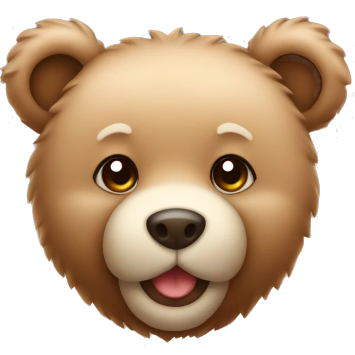 cute teddy bear emoji