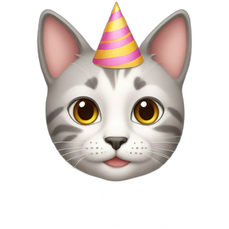 cat birthday emoji