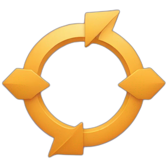 a circle of inward facing arrows emoji