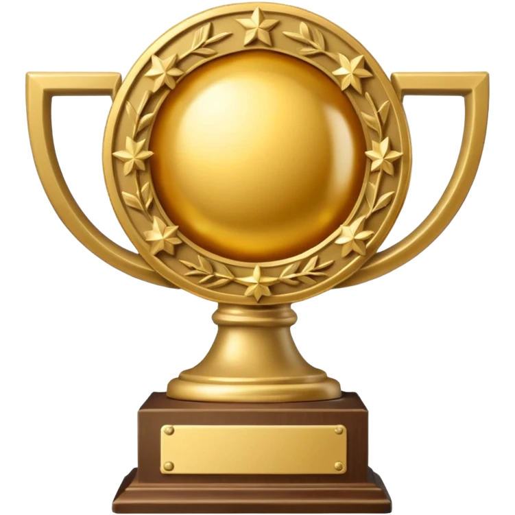 winter holiday theme trophy emoji