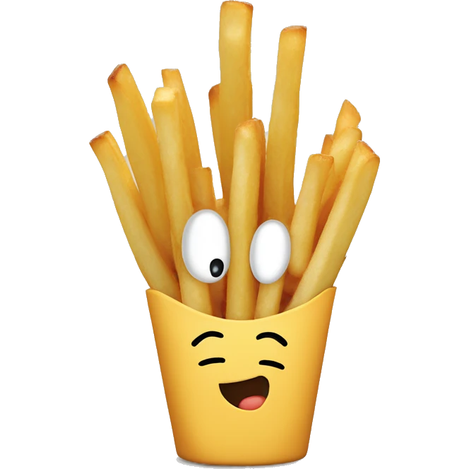 Cute Frenn fries ￼ emoji