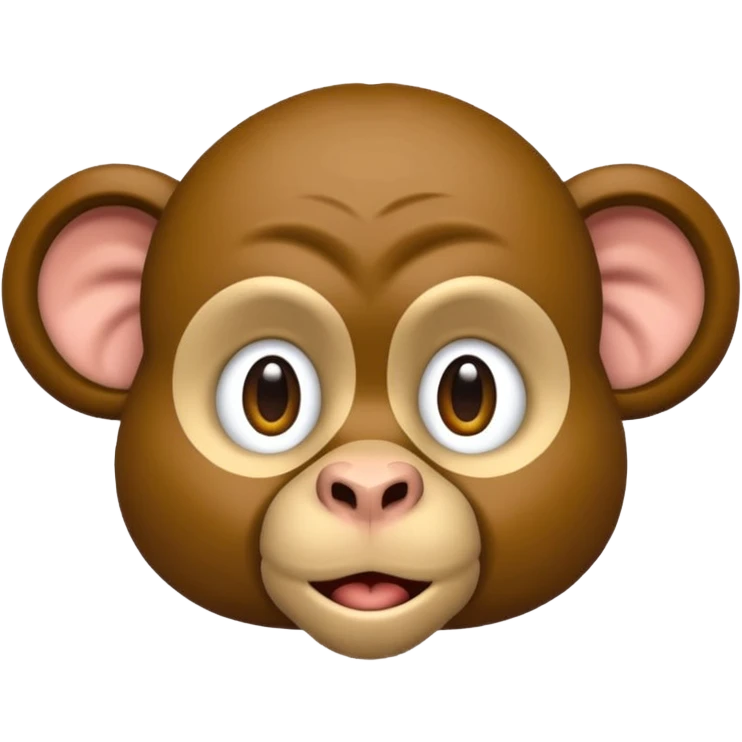 Affe mit Schleife auf dem Kopf emoji