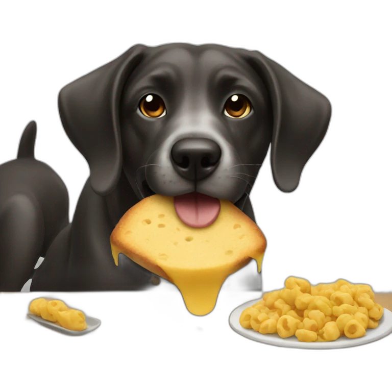 Dog eating emoji
