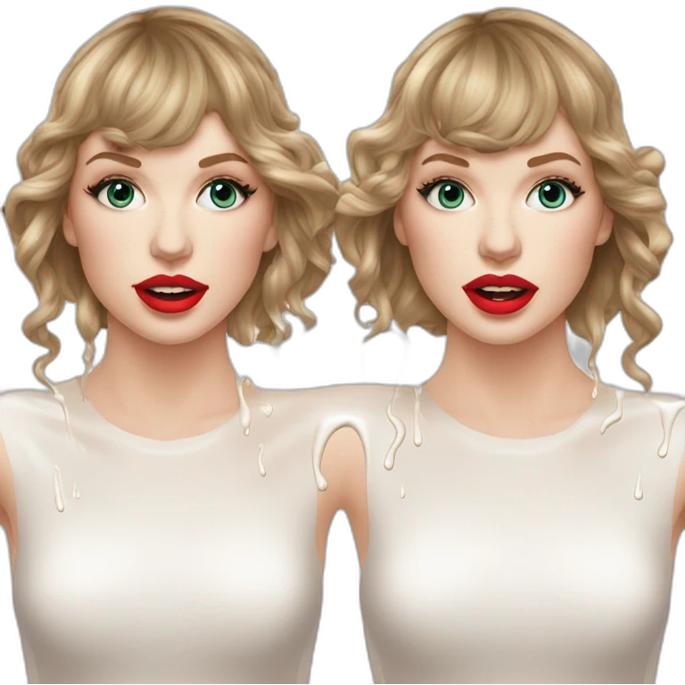 taylor-swift-selfie-milk-on-face-dripping emoji
