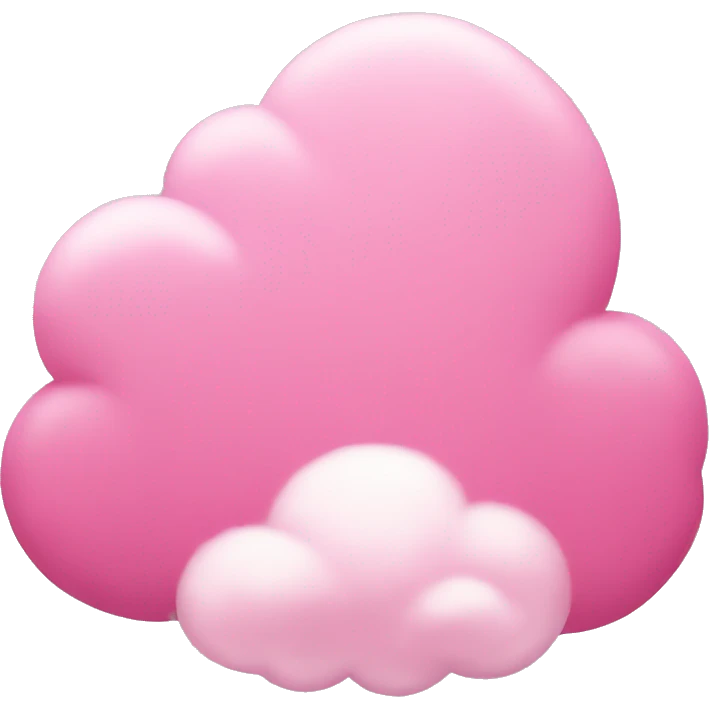 Pink cloud ☁️  emoji