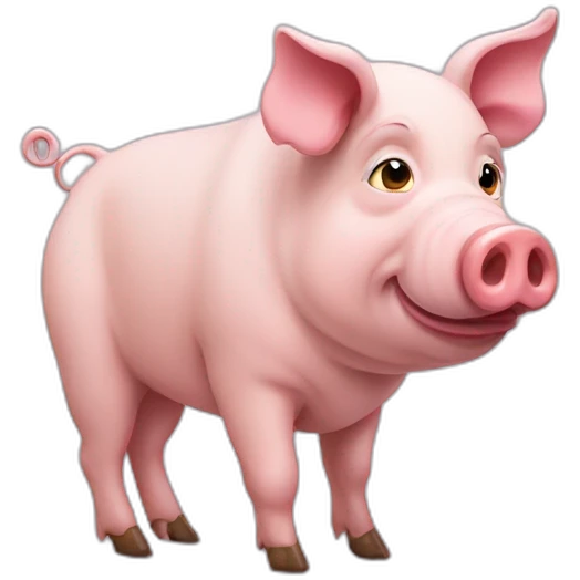 Kosher pig emoji