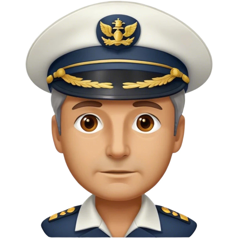 Capitán de barco emoji