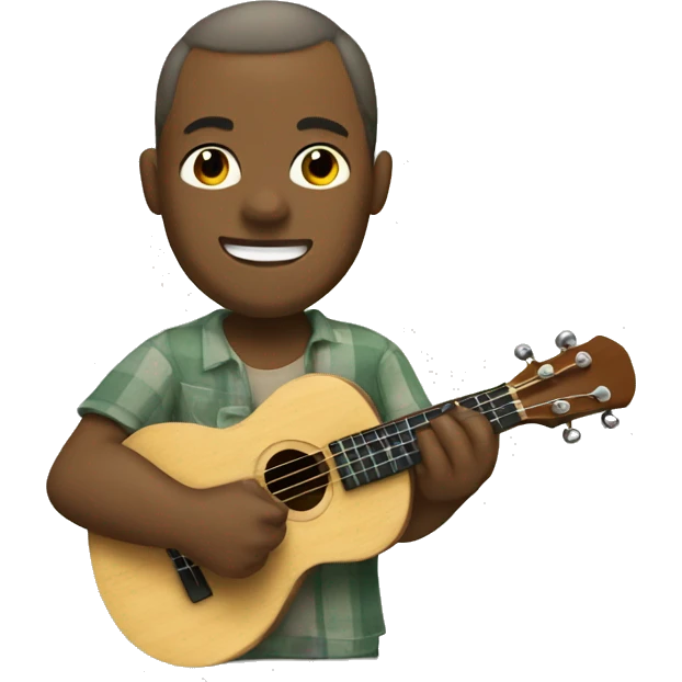 Jack Johnson playing the ukulele  emoji