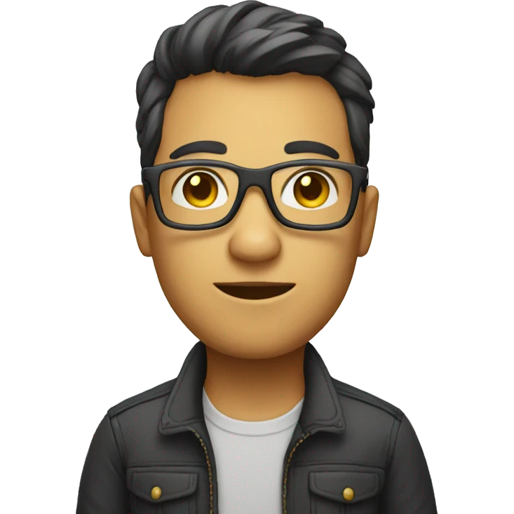 a developer with glasses emoji