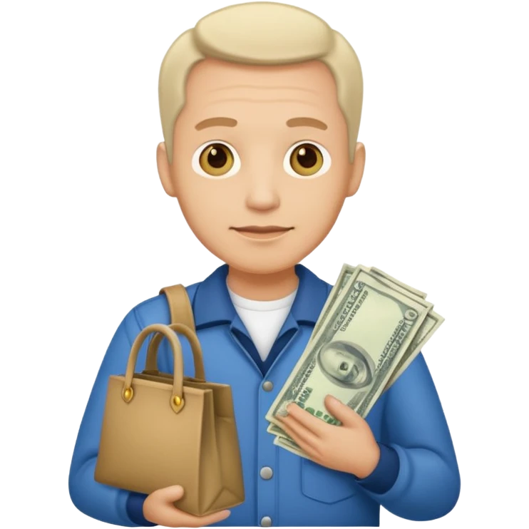 UNCLE WITH a bag OF MONEY emoji