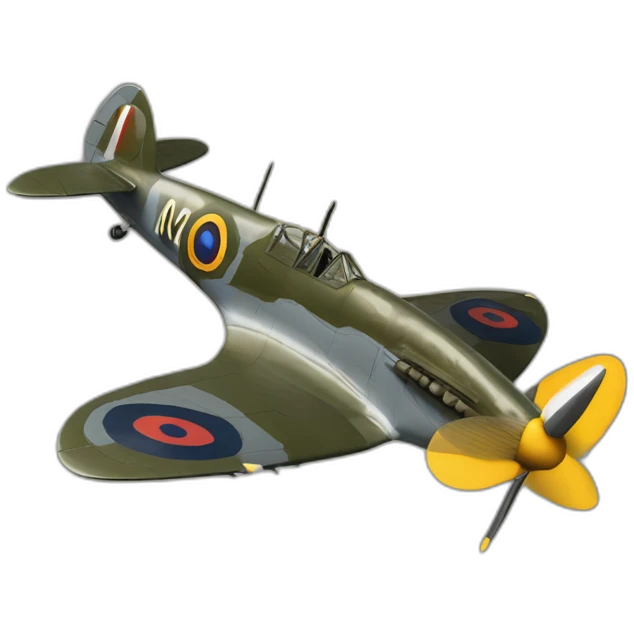 Spitfire scrambling emoji