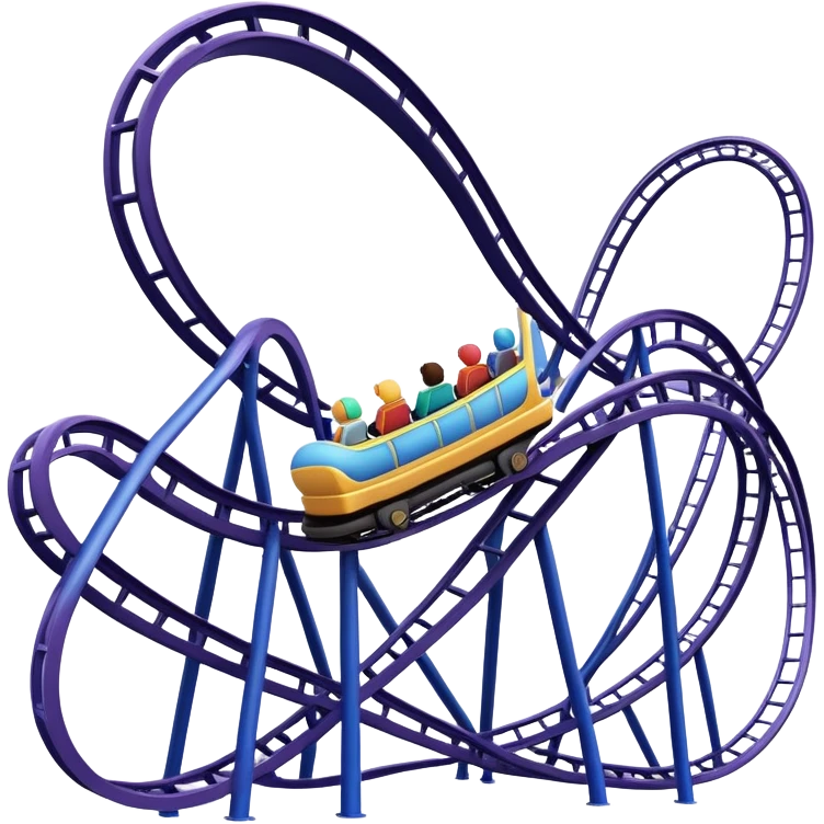 Roller coaster through the Milky Way emoji
