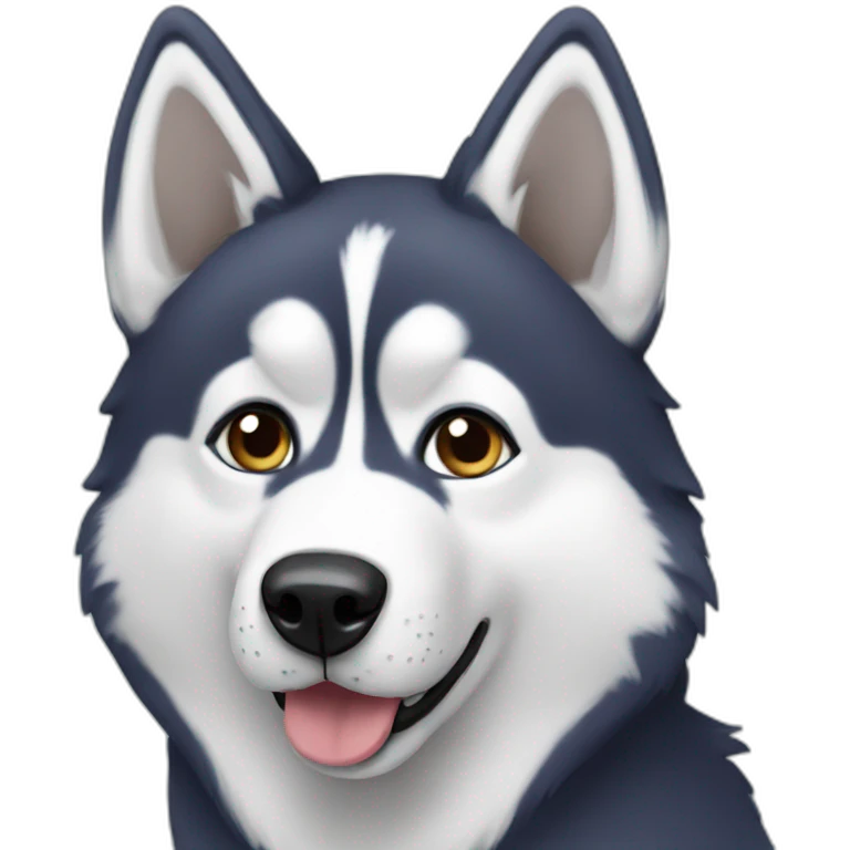 Husky emoji